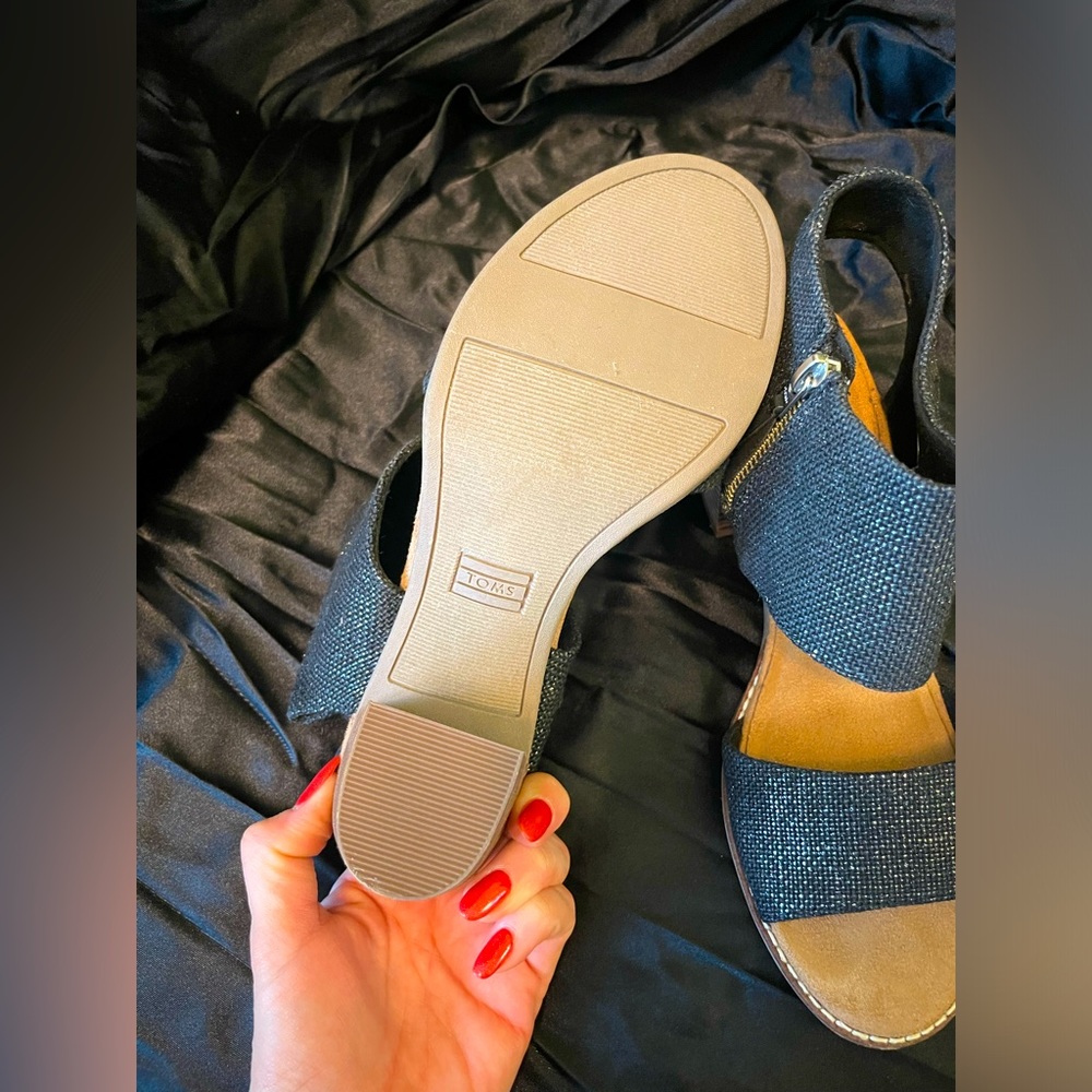 Tom's chunky heels
